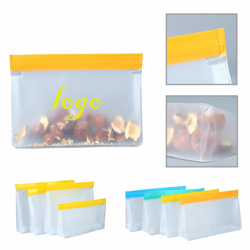 MOQ100 Medium PEVA Food Storage Bags Pack
