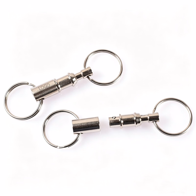 Detachable Metal Steel Pull-Apart Key Rings