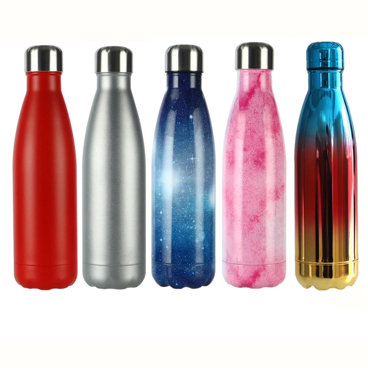 17oz Insulated Cola Shape Water Bottle, custom water bottle with logo imprint 1