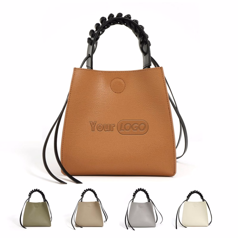 Genuine Leather Vintage hand-held cross-body tote bag