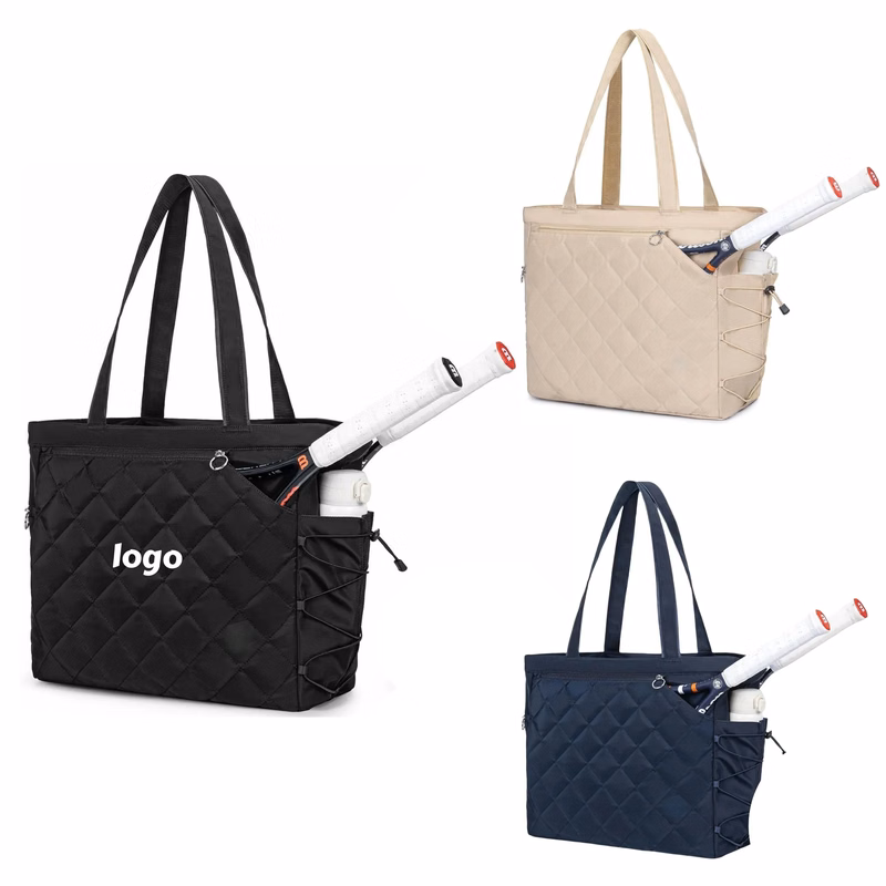 Tennis Tote Bag With Shoe Compartment