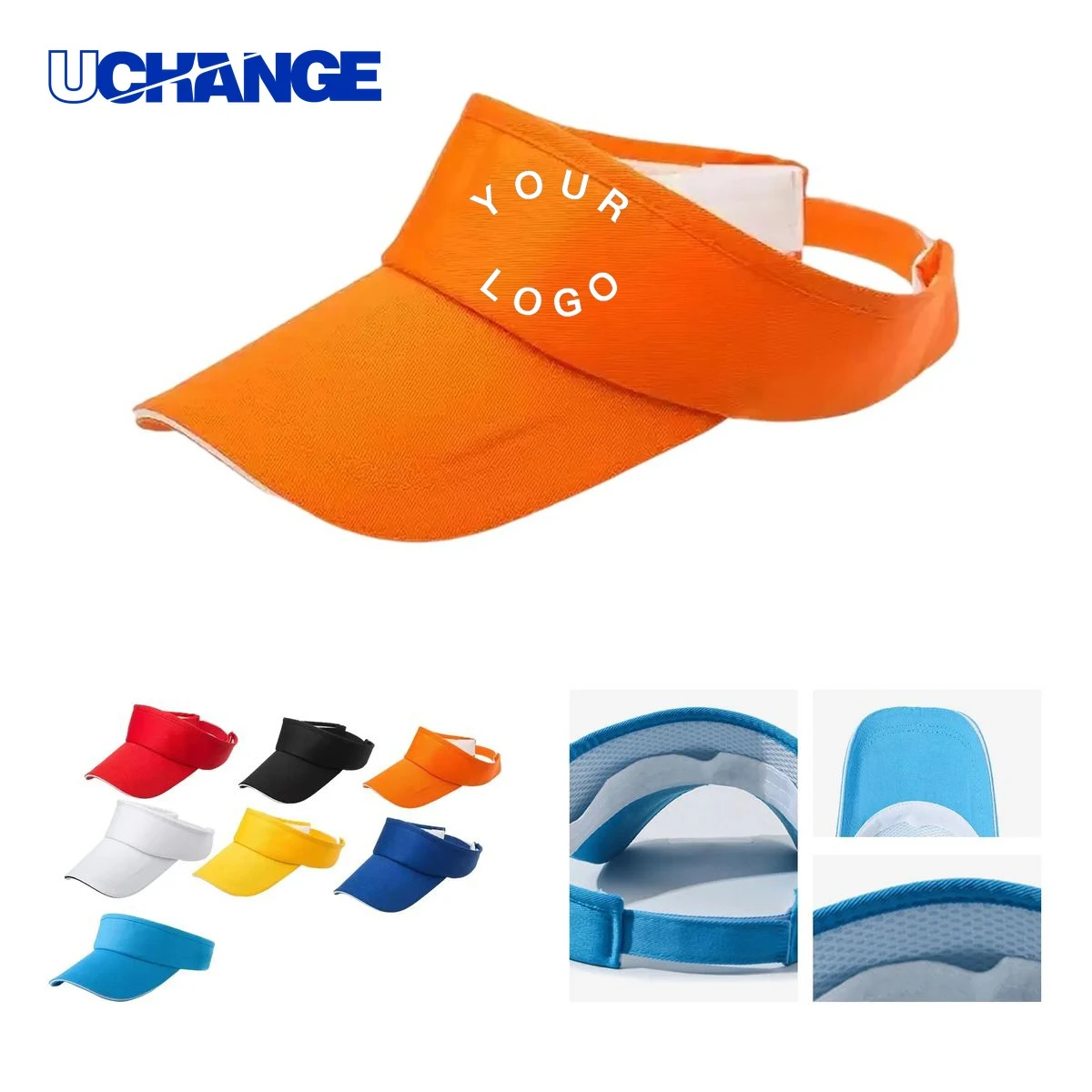 Sports Sun Visor Hat Headwear with Adjustable Elastic Band 1
