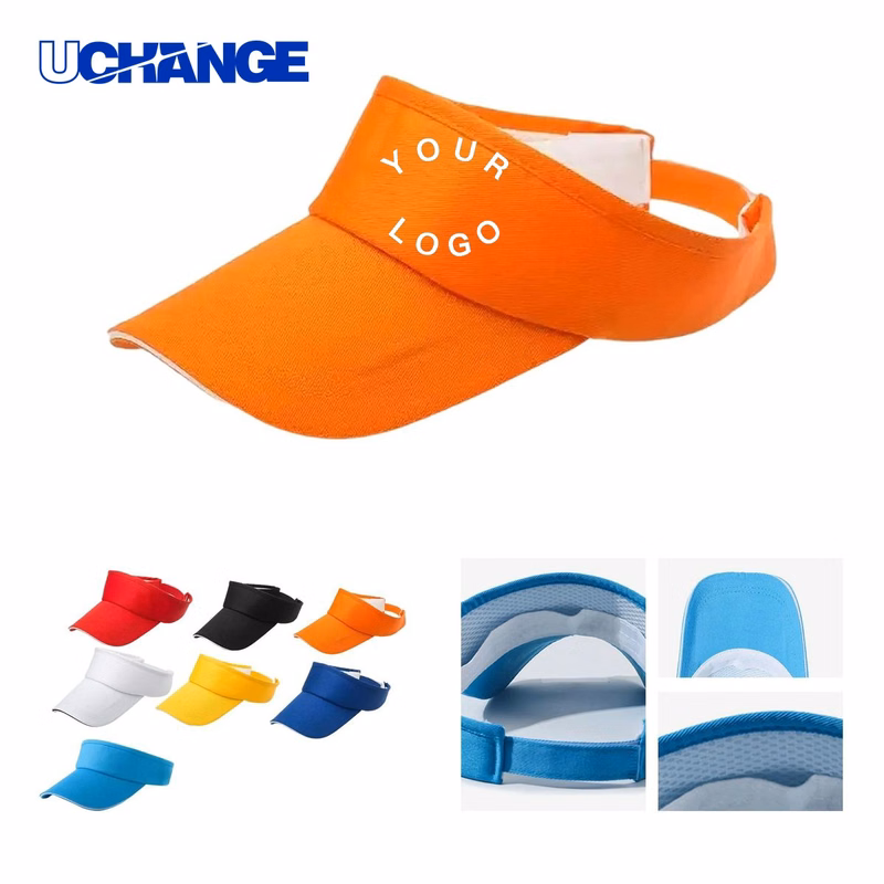 Sports Sun Visor Hat Headwear with Adjustable Elastic Band
