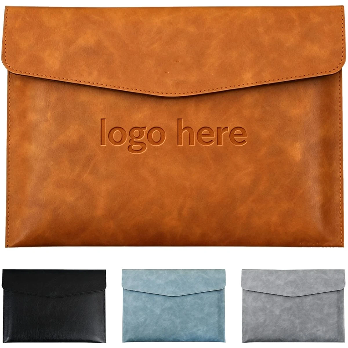Leather Office Document Holder Measuring 13.3*9.3 Inches 1