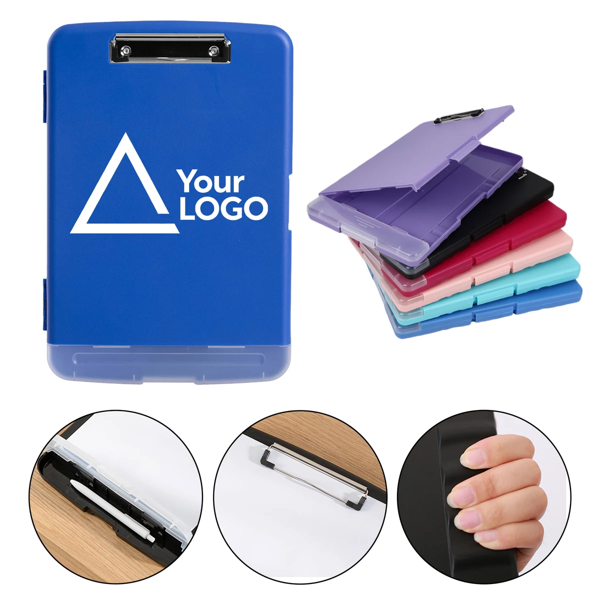 A4 Paper Storage File Box with Pen Slot and Writing Board 1