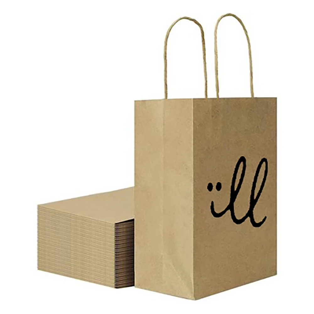 Natural Kraft Custom Paper Shopping Bag 1