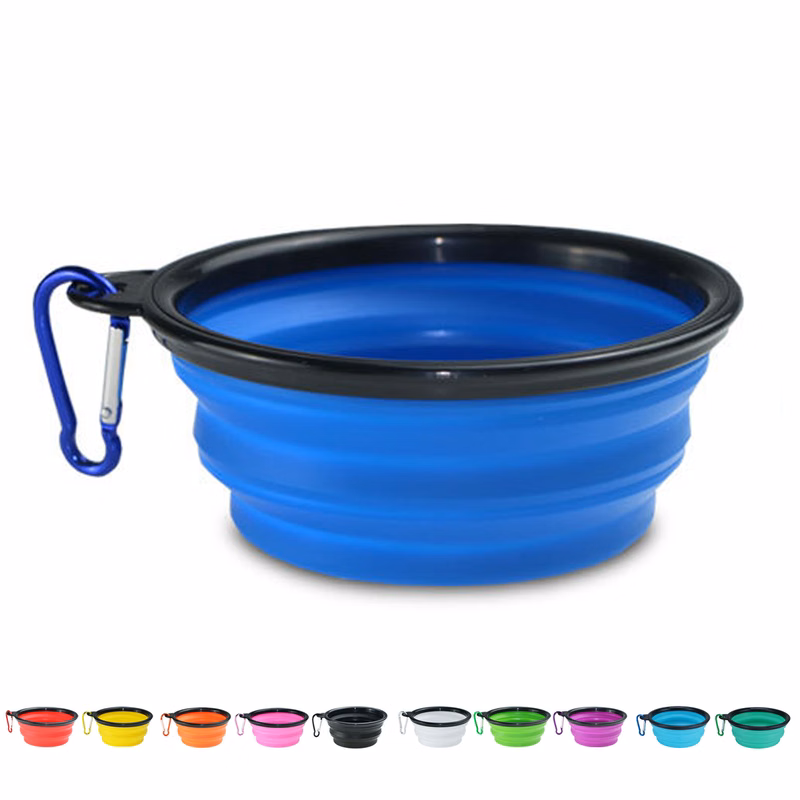 Foldable Dog Bowl with Clip