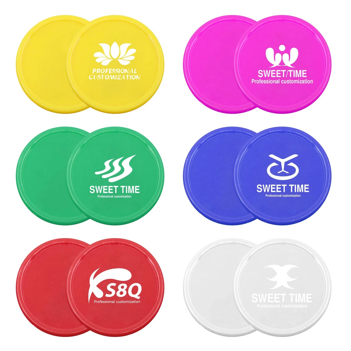 Custome Plastic Chip Coins 1