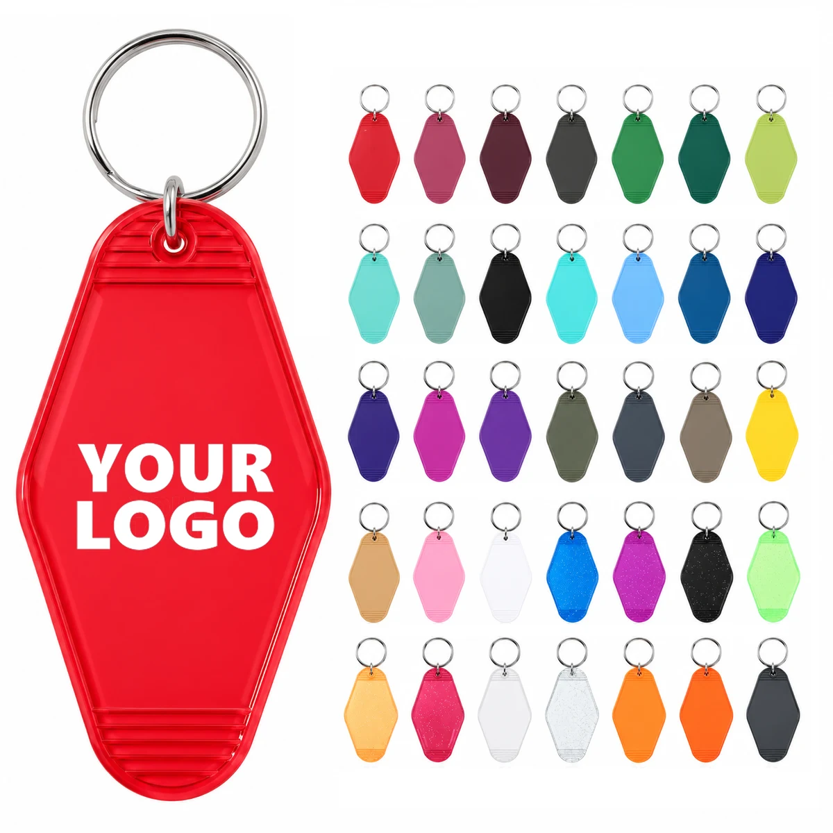 Diamond Plastic Hotel Key Tag 1