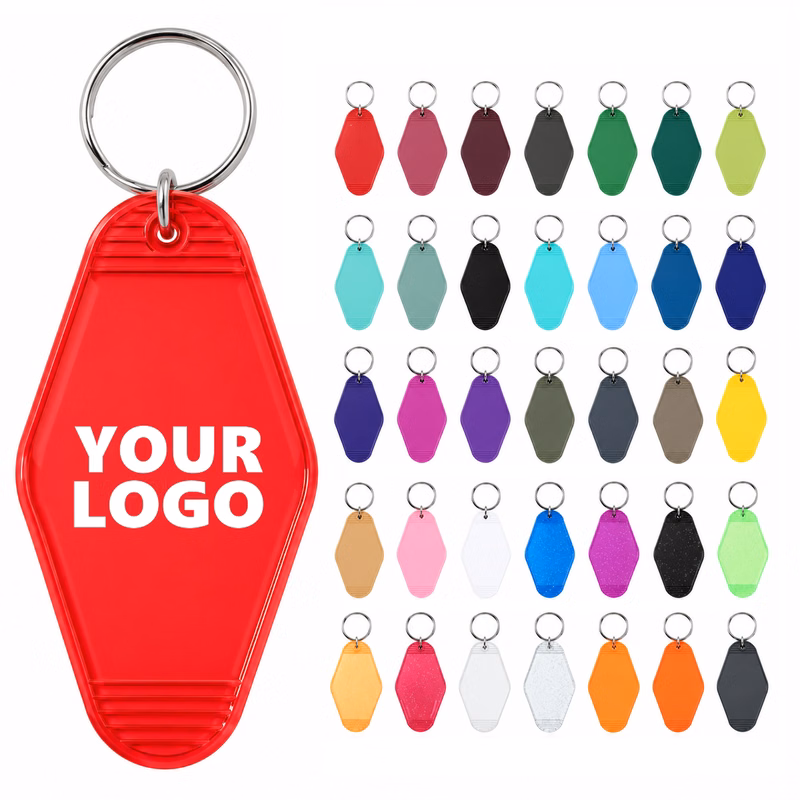 Diamond Plastic Hotel Key Tag