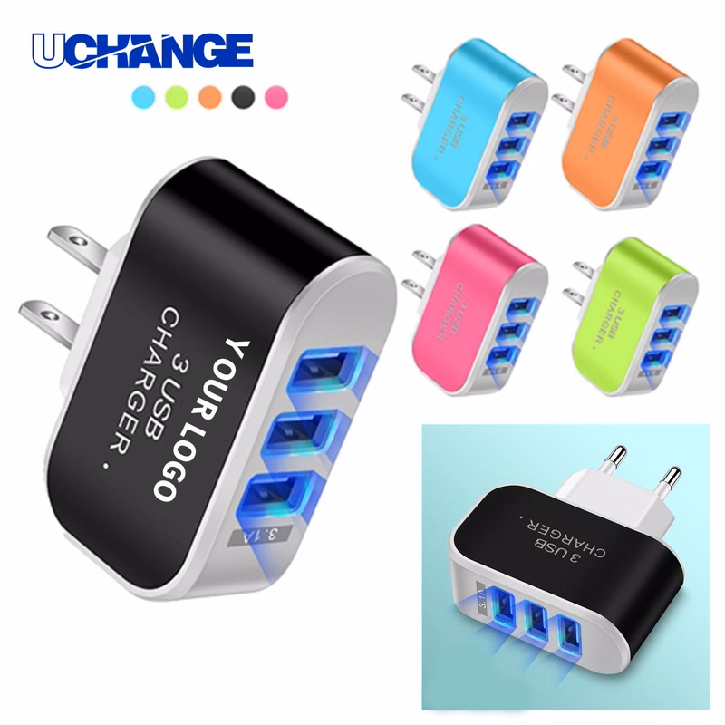 Three Port Wall Charger