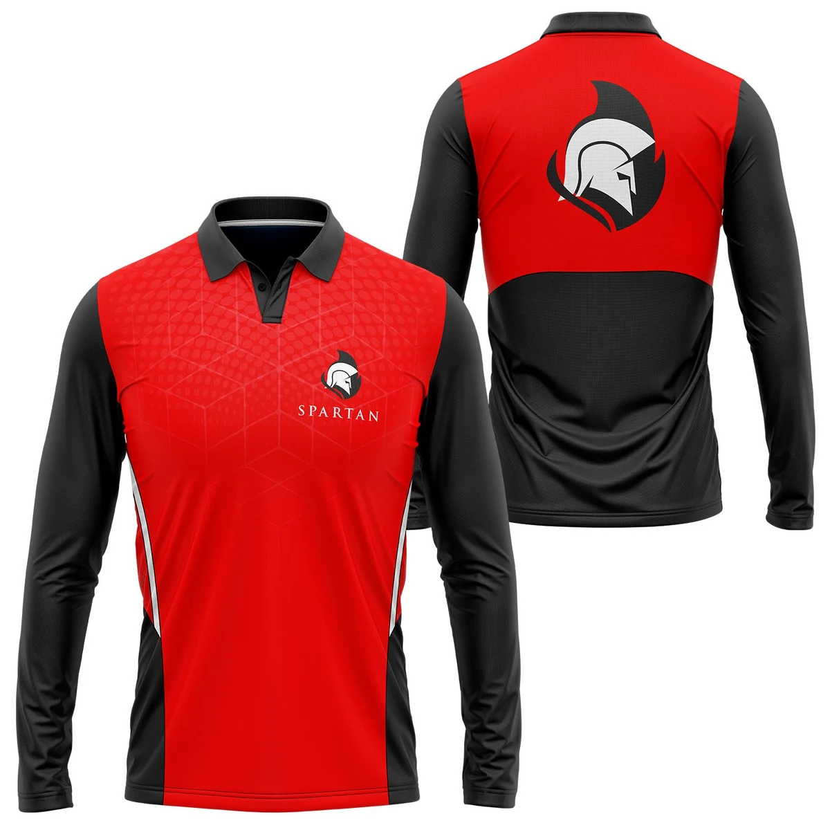 Unisex 160 GSM delicate Brushed Milk Silk Sublimation Long Sleeve Polo shirt 1