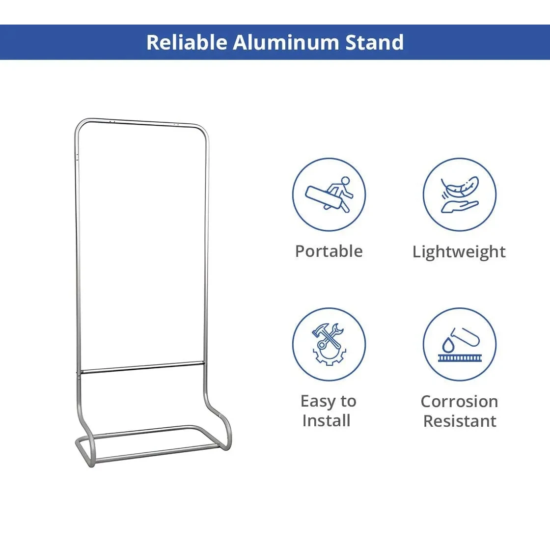 Fabric Display Stand Snake B - Hardware Only 1