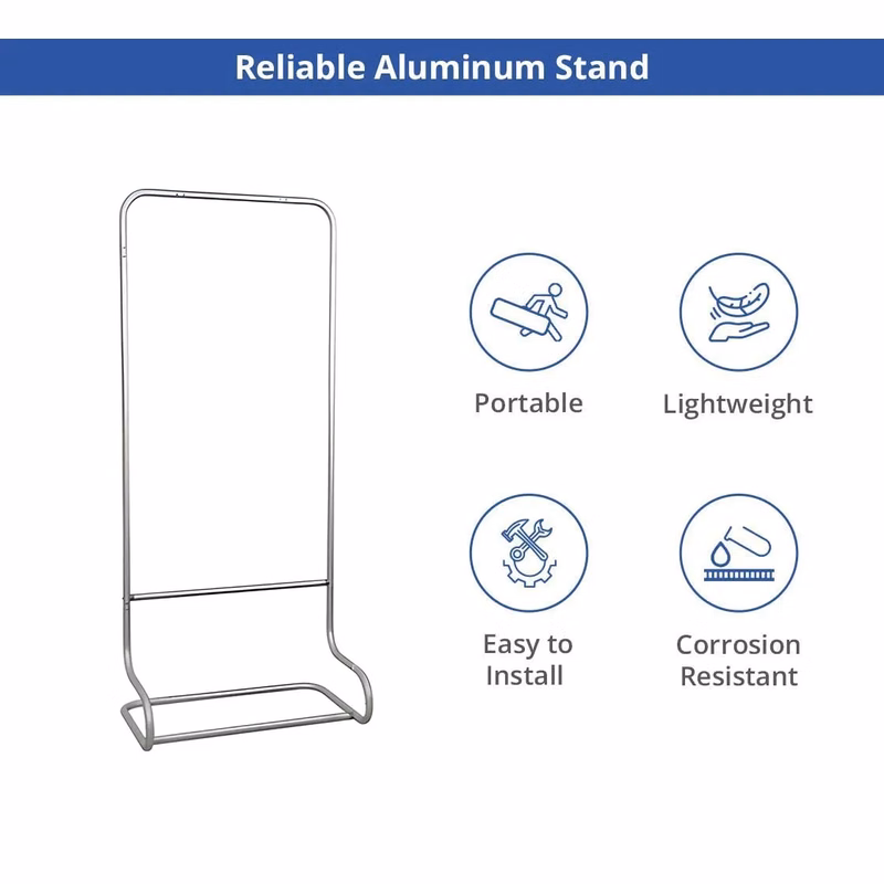 Fabric Display Stand Snake B - Hardware Only