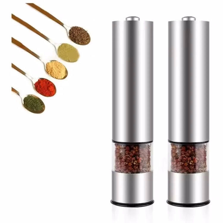 Electric Salt and Pepper Grinder Set