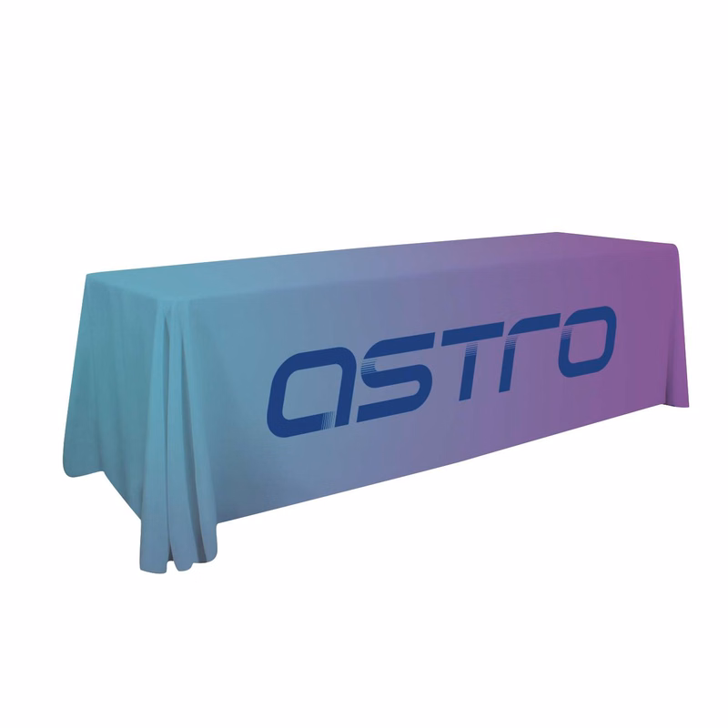 8' LazerLine 3-Sided Throw Full-Color Full-Bleed