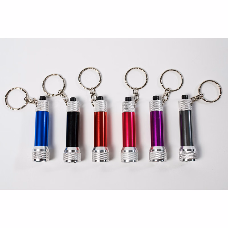 Anodized Aluminum 5 LED Keychain