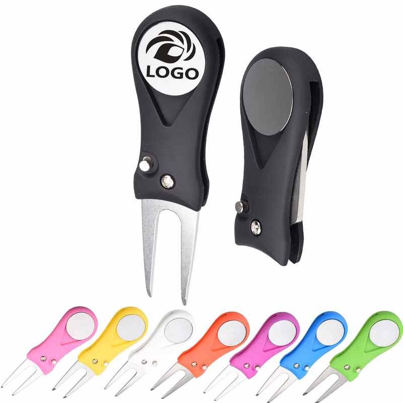 Foldable Golf Divot Tool Ball Marker