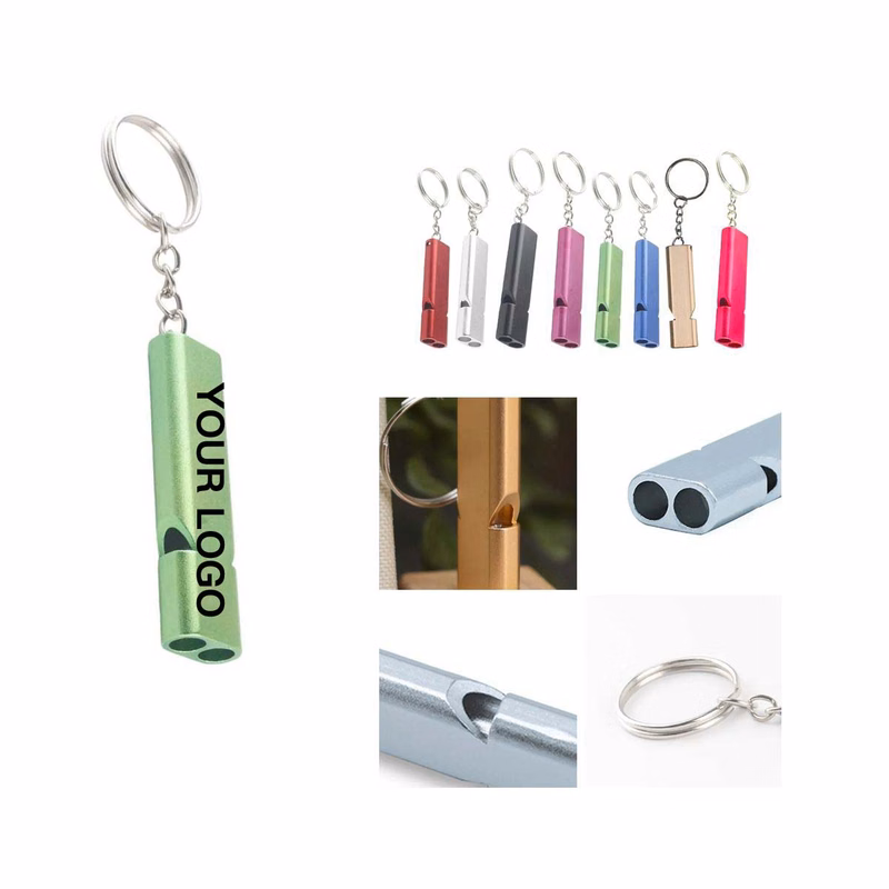 Aluminum Alloy Emergency Whistle for Boating and Travel