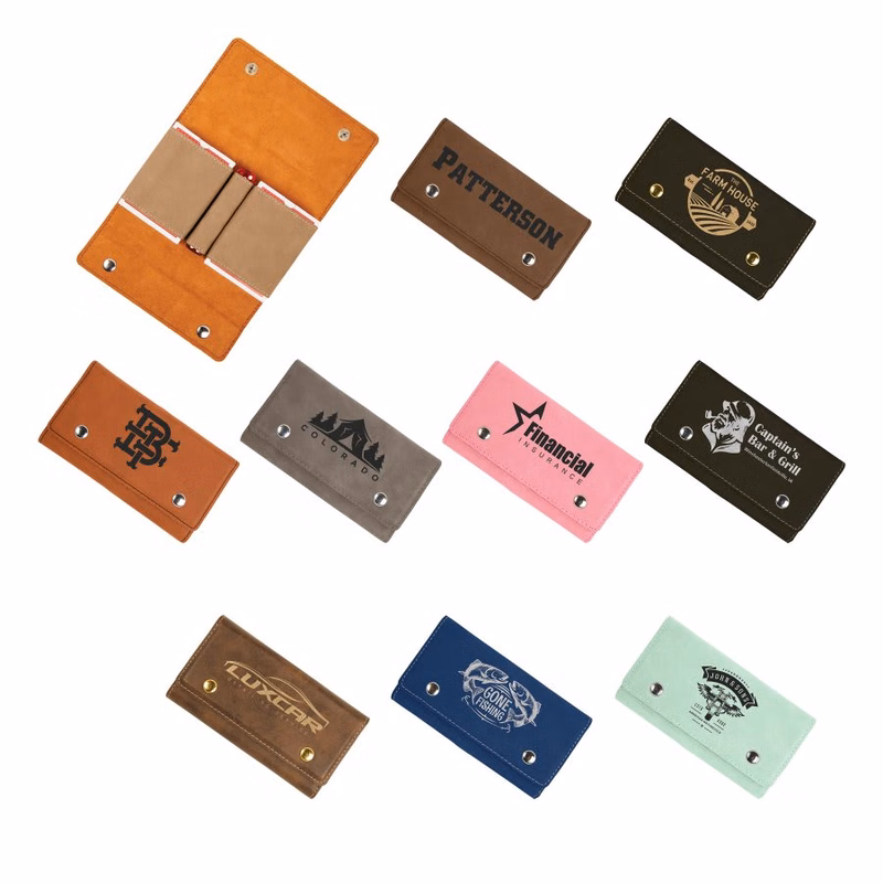 Laserable Leatherette Card & Dice Set
