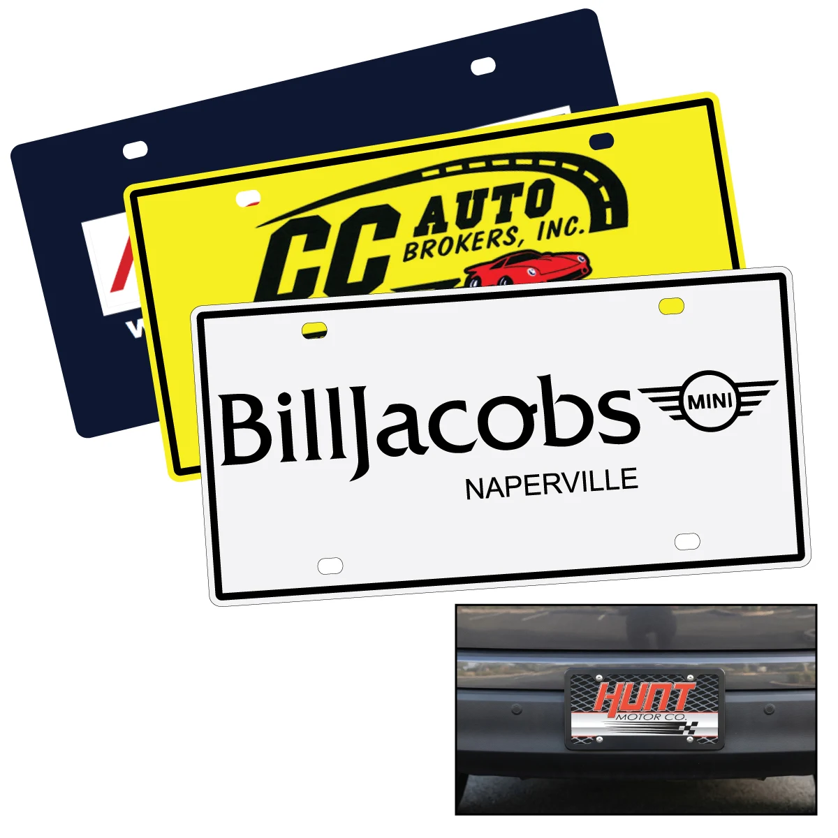 Full Color License Plate Insert 1