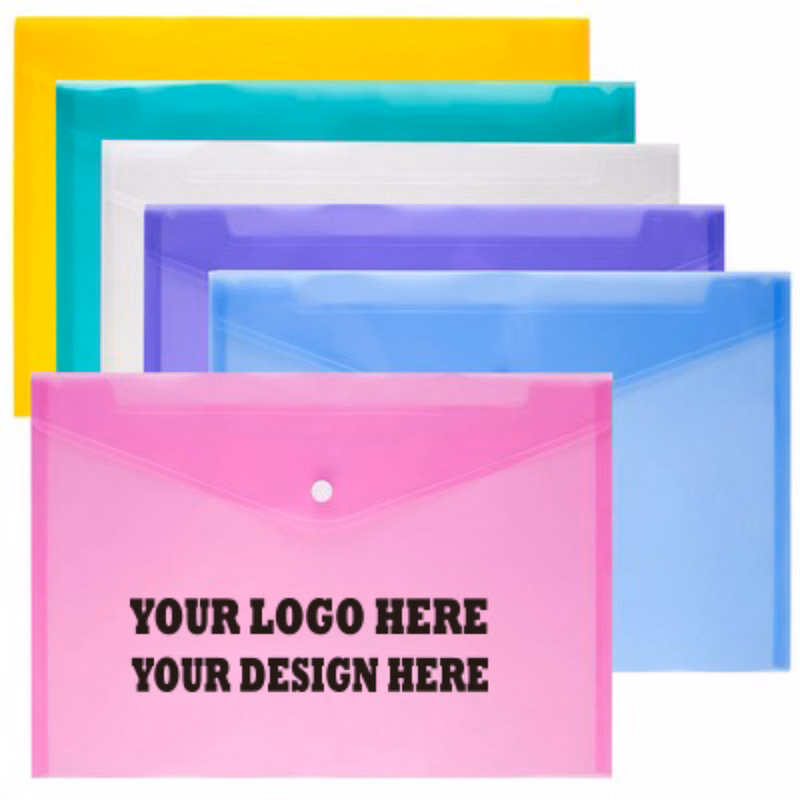 A4 Plastic Transparent File Bag