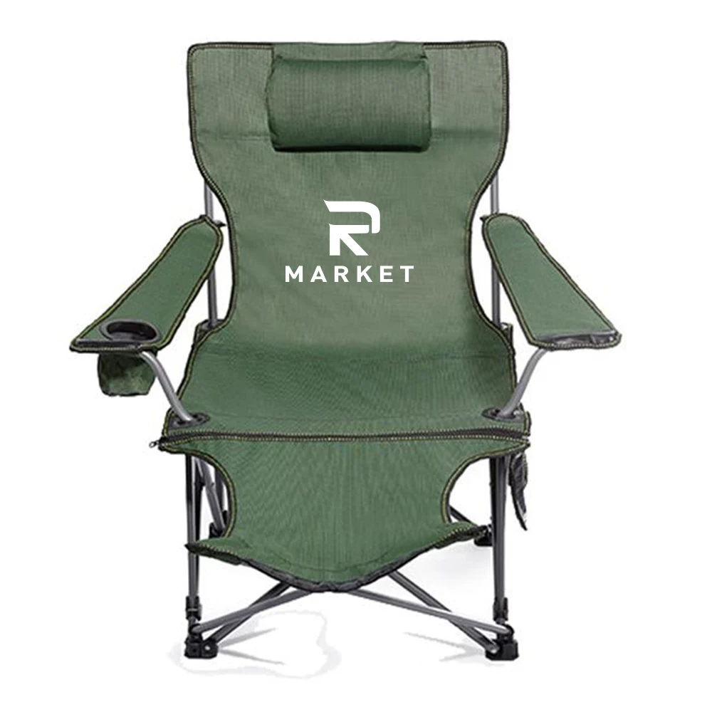 Camping Folding Portable Chair with Removabel Footrest used as a usual camping chair 1