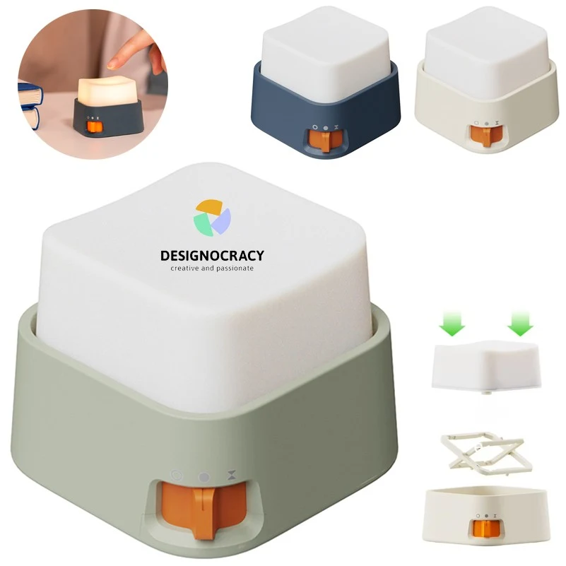 Decompression Desktop Keycap Design LED Button Night Light 1