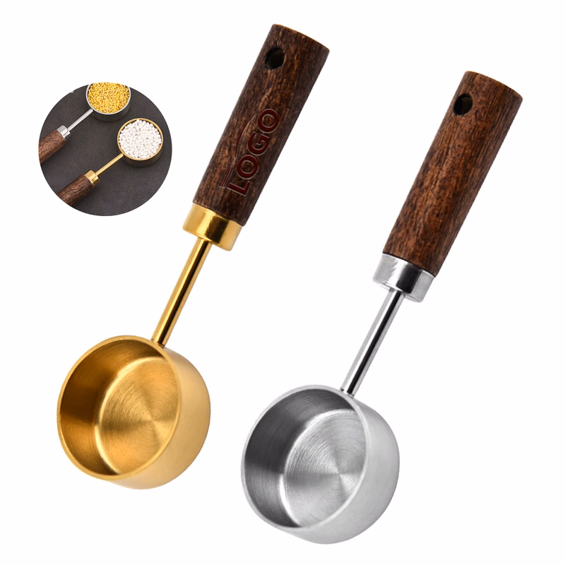 Wooden Handle 0.5 oz Measuring Spoon