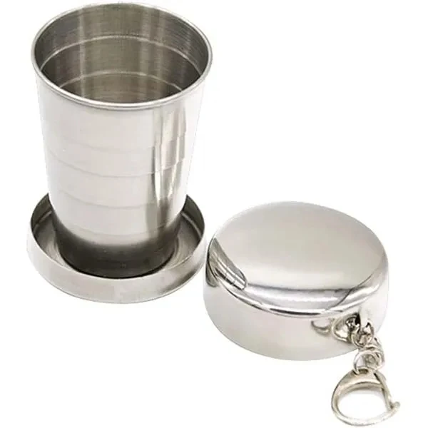 Collapsible Telescopic Stainless Steel Portable Cup 1