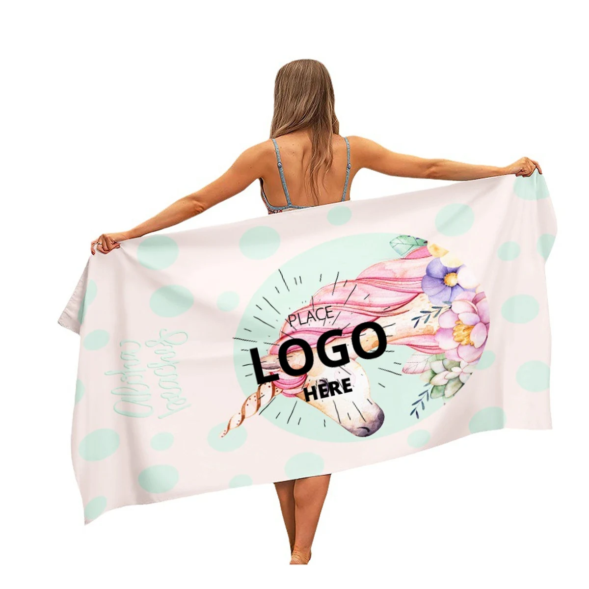 Custom Beach Towel Blanket 1