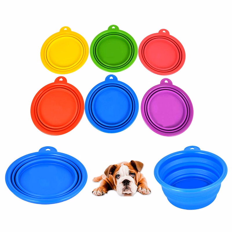 Portable Folding Silicone Pet Bowl