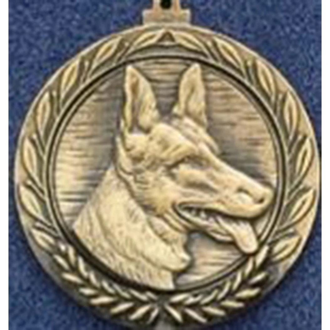 2.5" Stock Cast Medallion (Dog) 1