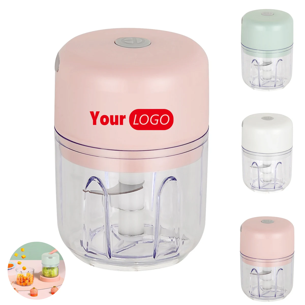 8.45oz Portable Blender with 3-Blade Knife 1
