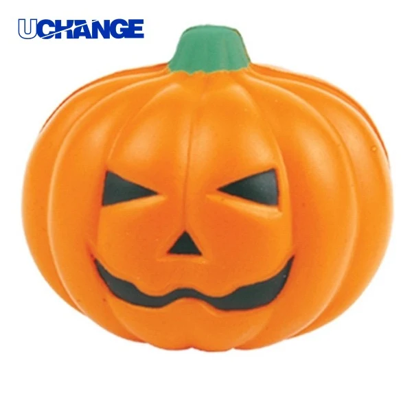 PU Pumpkin Stress Ball Seasonal Squeeze Toy 1