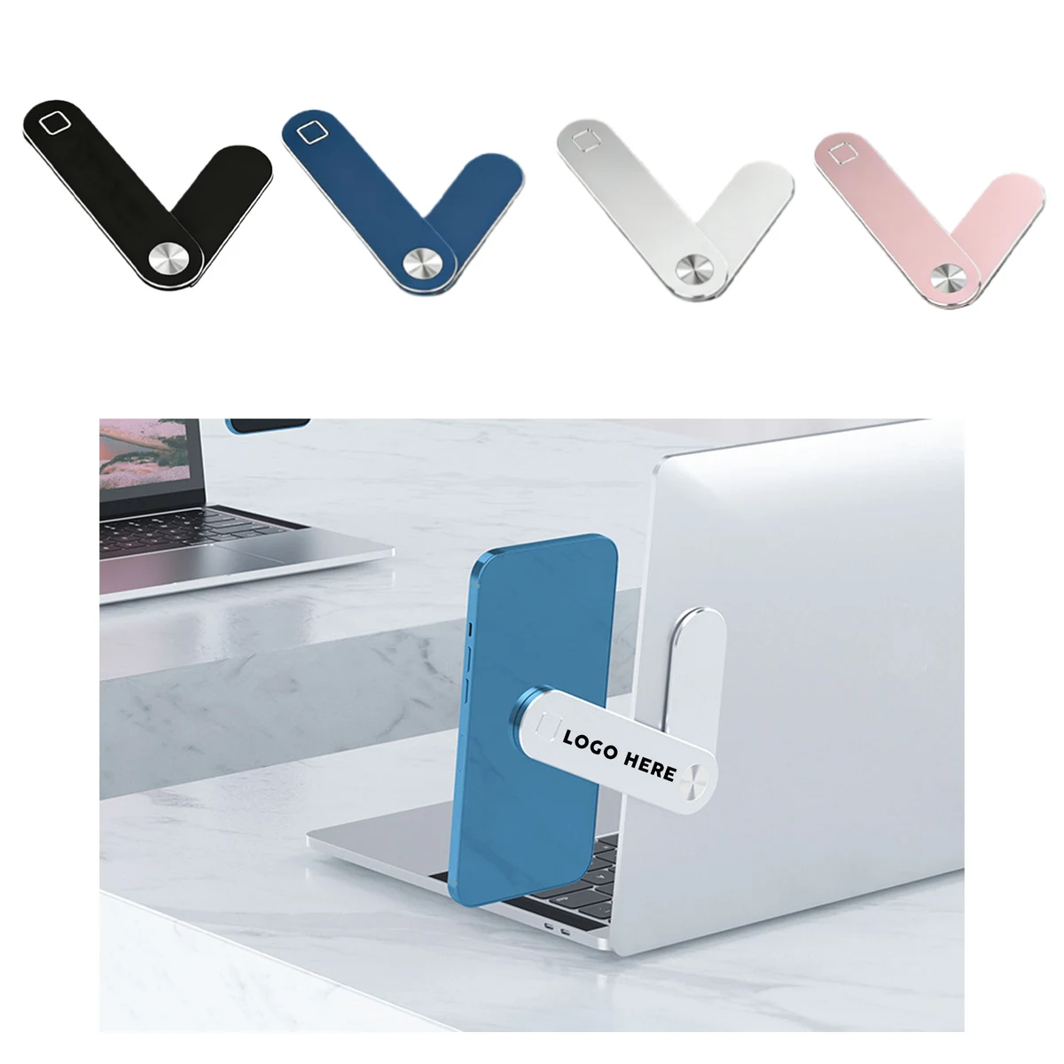 Magnetic Laptop Extension Bracket Phone Holder 1