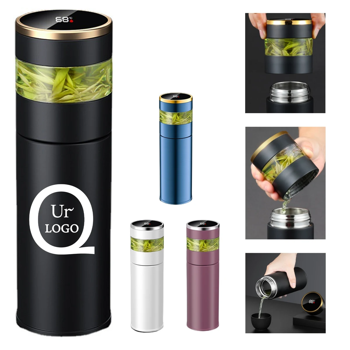 350Ml Smart Tea Separation Insulated Cup 1