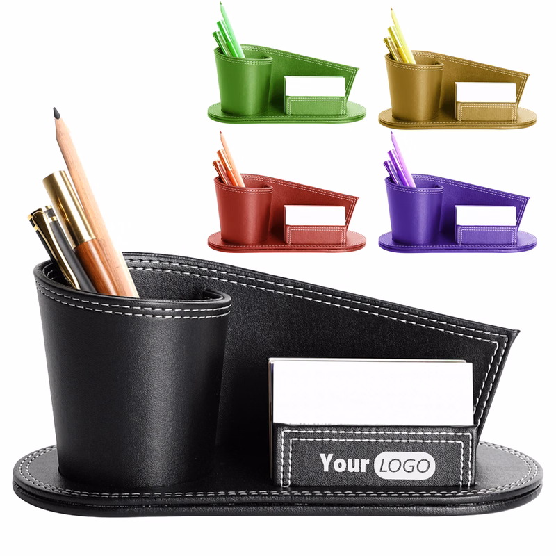 Pu Leather Professional Desk Organizer