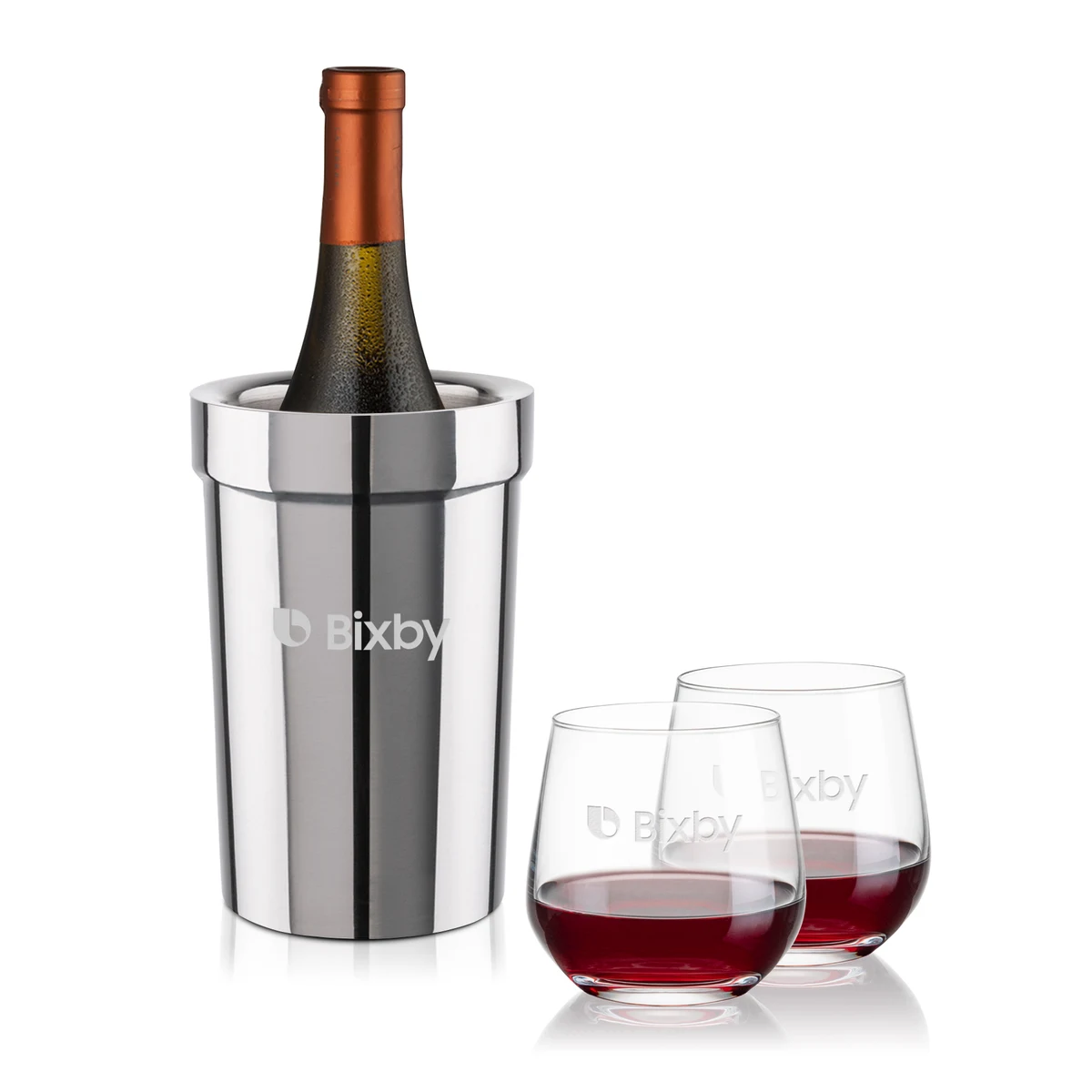 Milano Wine Cooler & Garland Stemless Wine Set 1