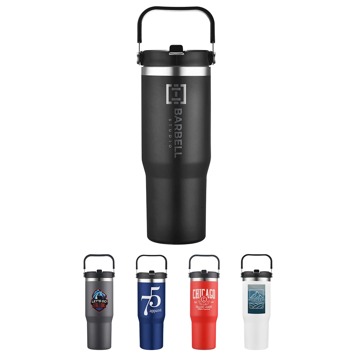 Tollara 30 oz Vacuum Insulated Tumbler with Flip Top Spout 1
