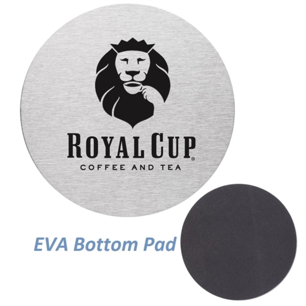 4" Round Stainless Steel Coasters w/ Custom Imprint 1