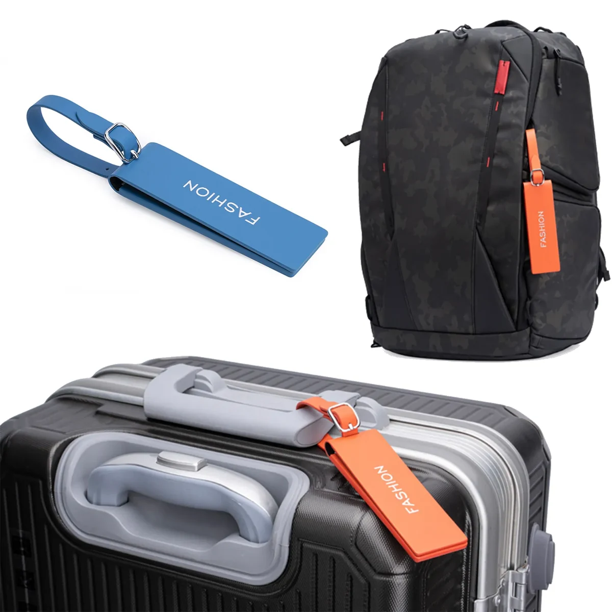 PU Leather Magnetic Luggage Tag 1