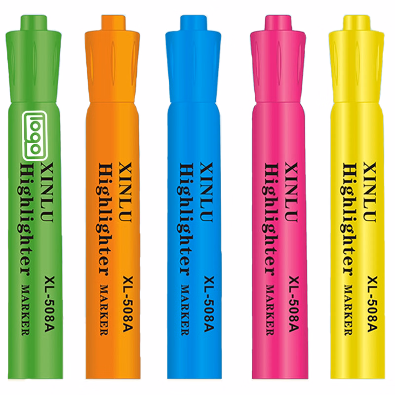 Plastic Quick Drying Highlighter Marker Pen