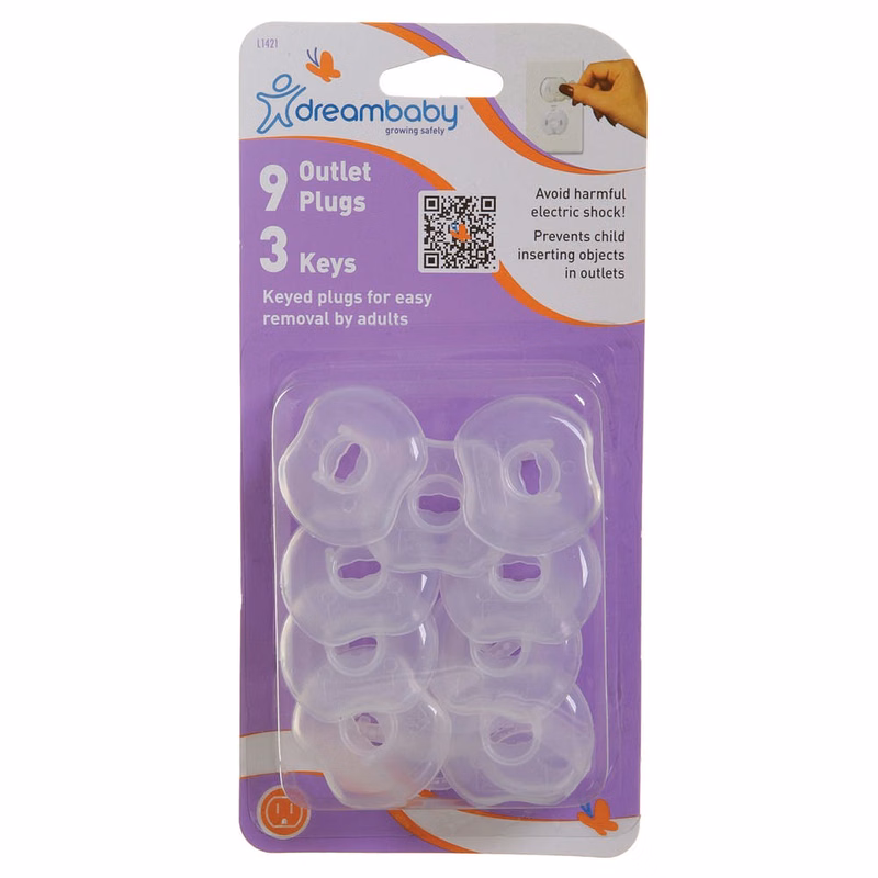 Keyed Outlet Plugs - 9 Plugs 3 Keys