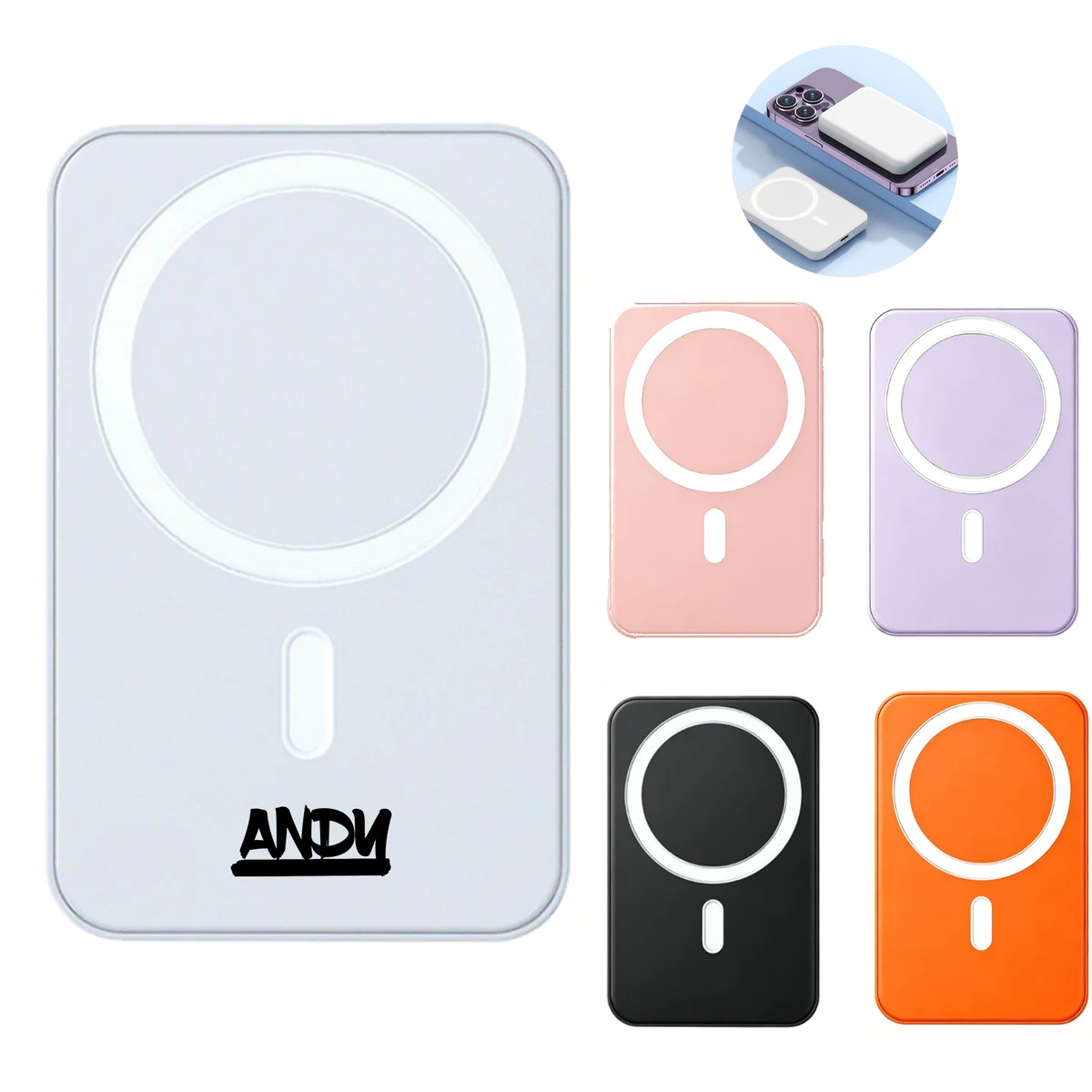 10000mAh Compact Wireless Power Bank 1