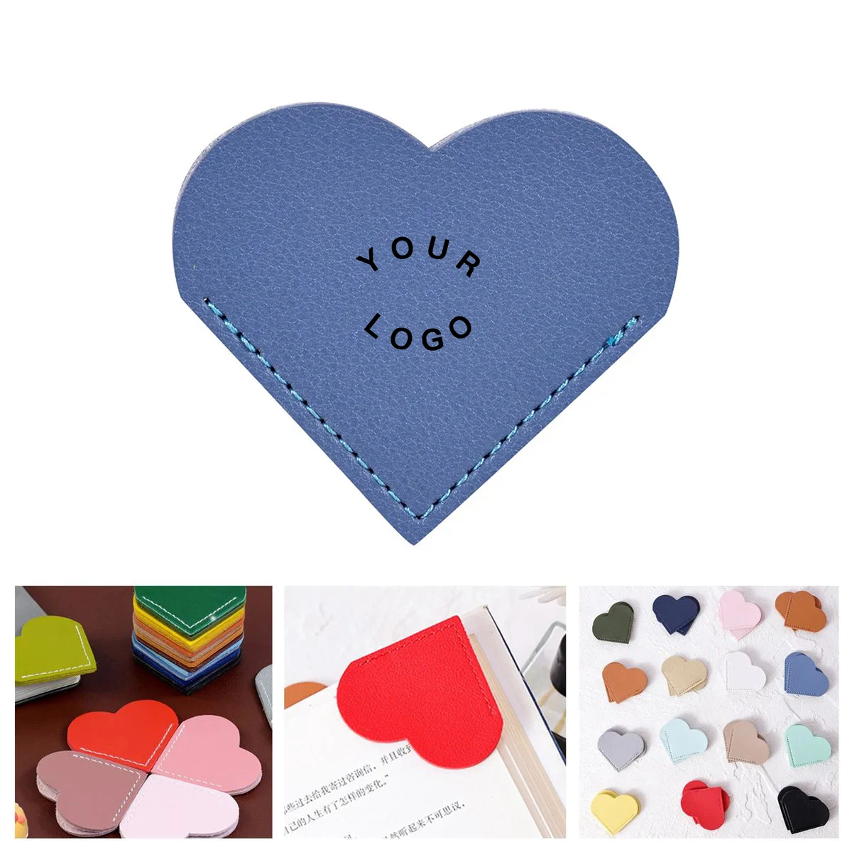 Compact Heart Shaped Bookmark for Books 1