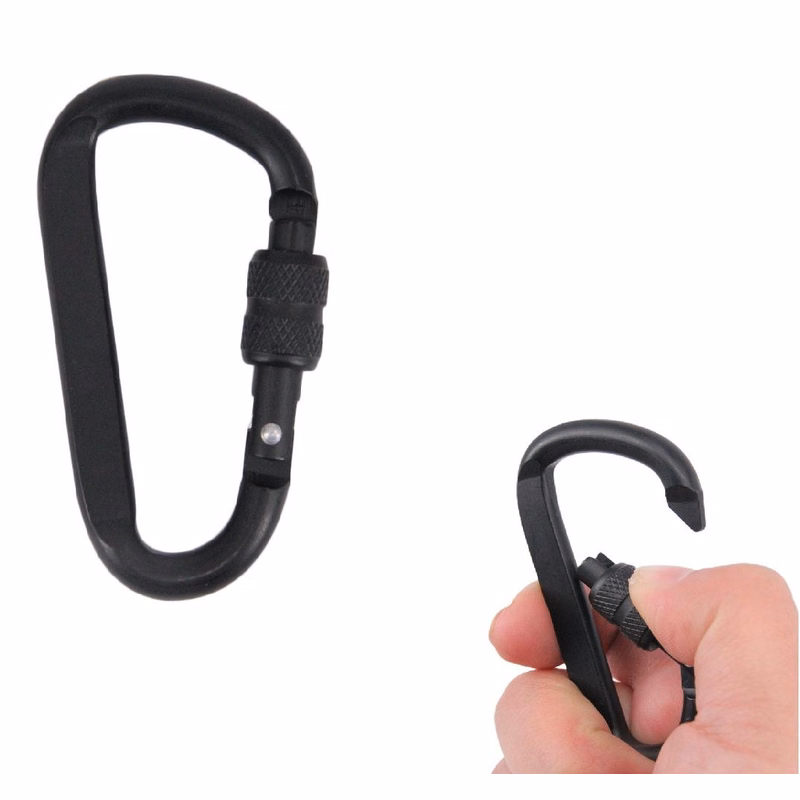 Metal Carabiner D-Ring Clip Lock
