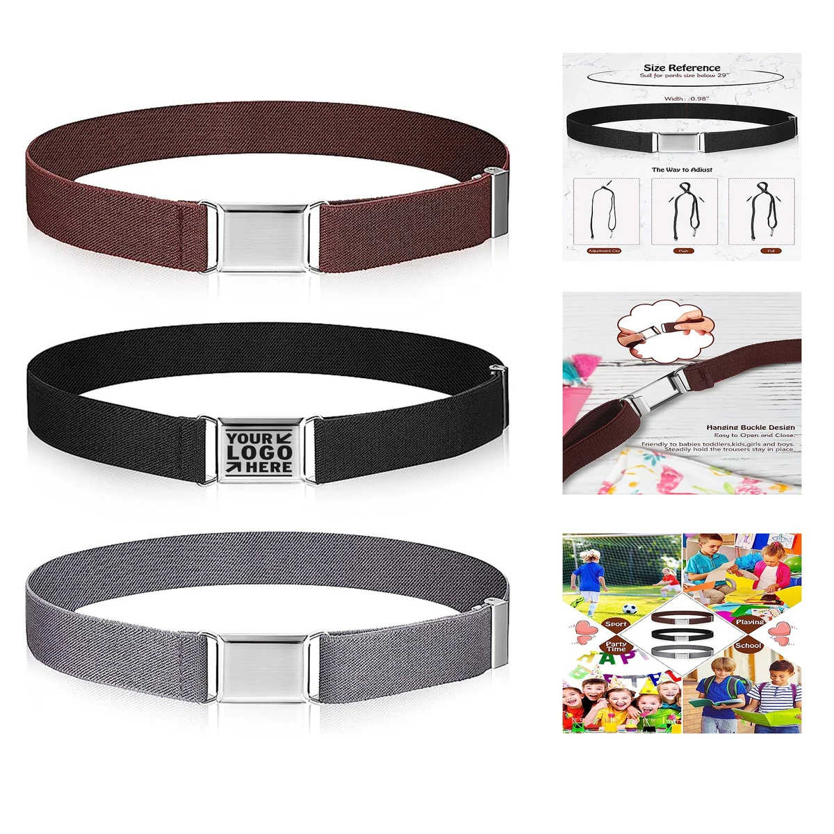 Adjustable Buckle Stretch Belt 1