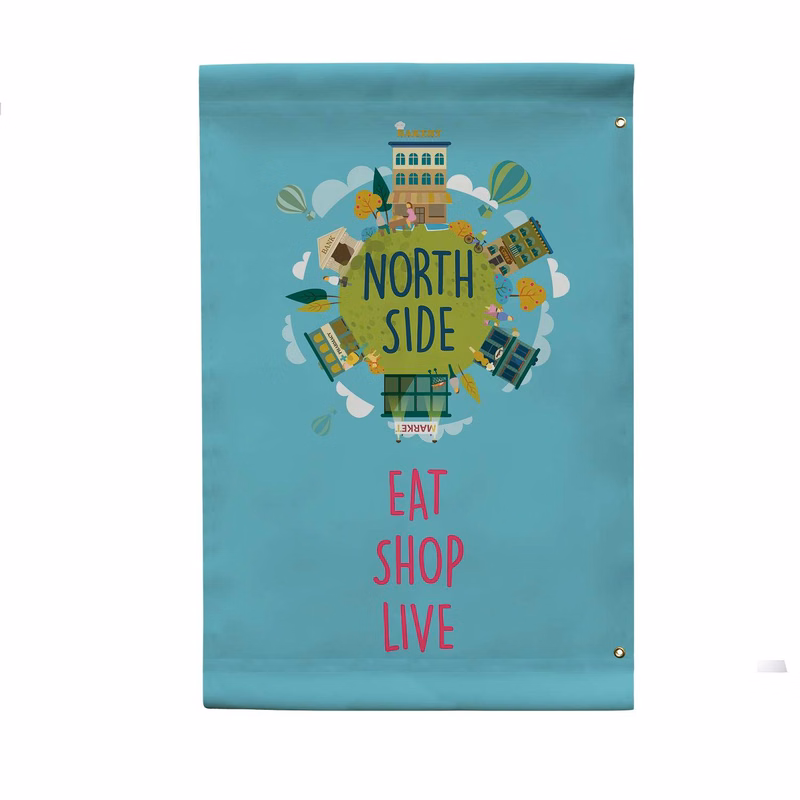 24" x 36" Vinyl Boulevard Banner Single-Sided