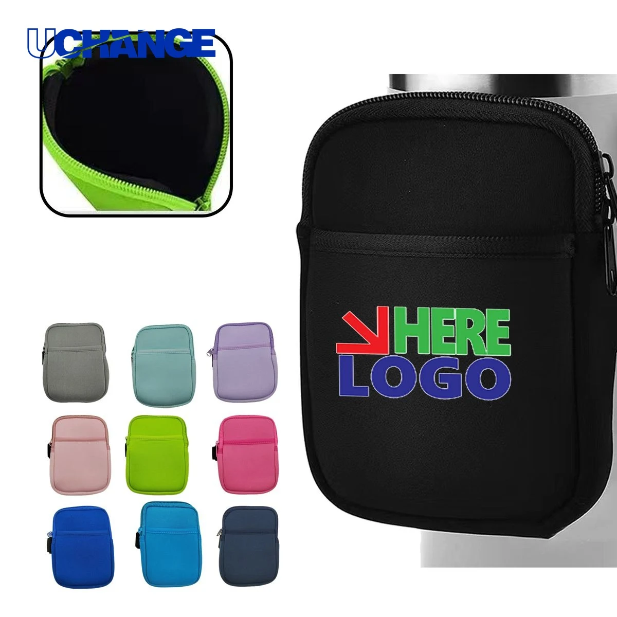 Neoprene Water Bottle Pouch Bag 1